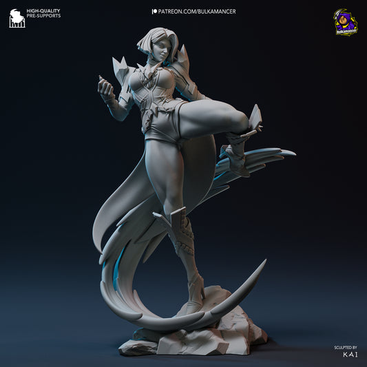 Emma Frost | 10-Inch Resin Model Kit | DIY Marvel Rivals Telepathic Queen