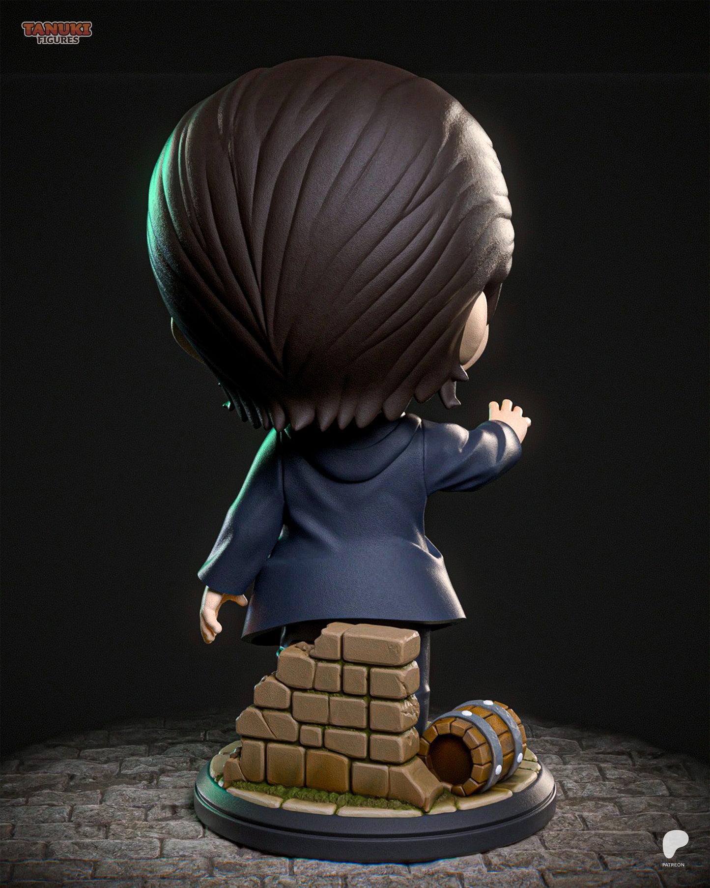 Chibi Eren | 4-Inch Resin Model Kit | Attack on Titan Chibi Titan Vessel