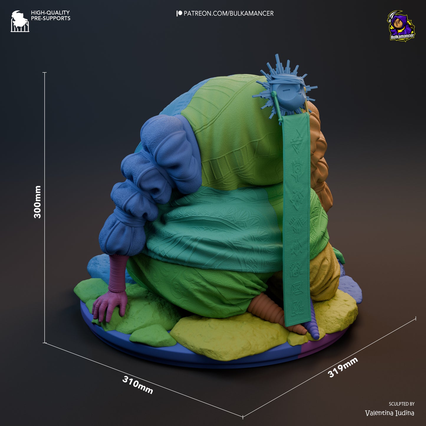 Esquie | 12-Inch Resin Model Kit | Clair Obscur Expedition 33 Creature