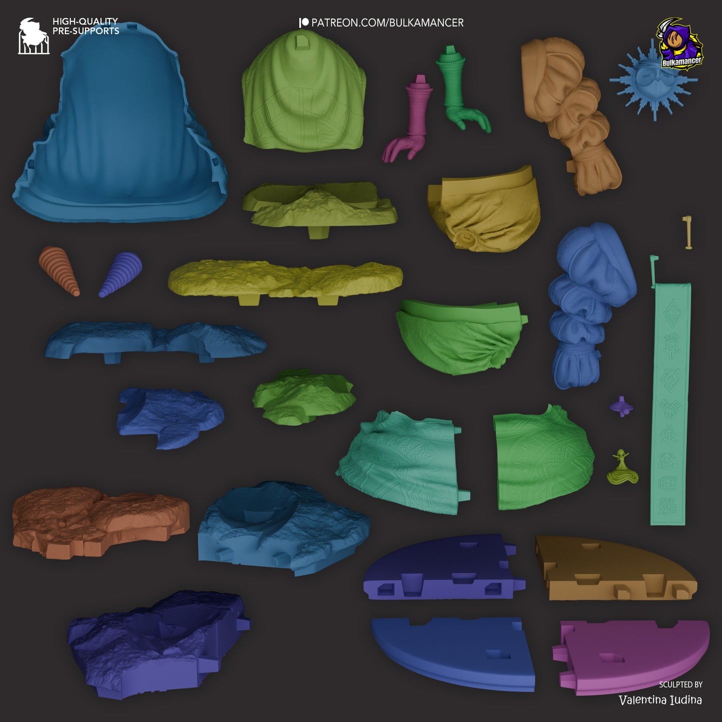 Esquie | 12-Inch Resin Model Kit | Clair Obscur Expedition 33 Creature