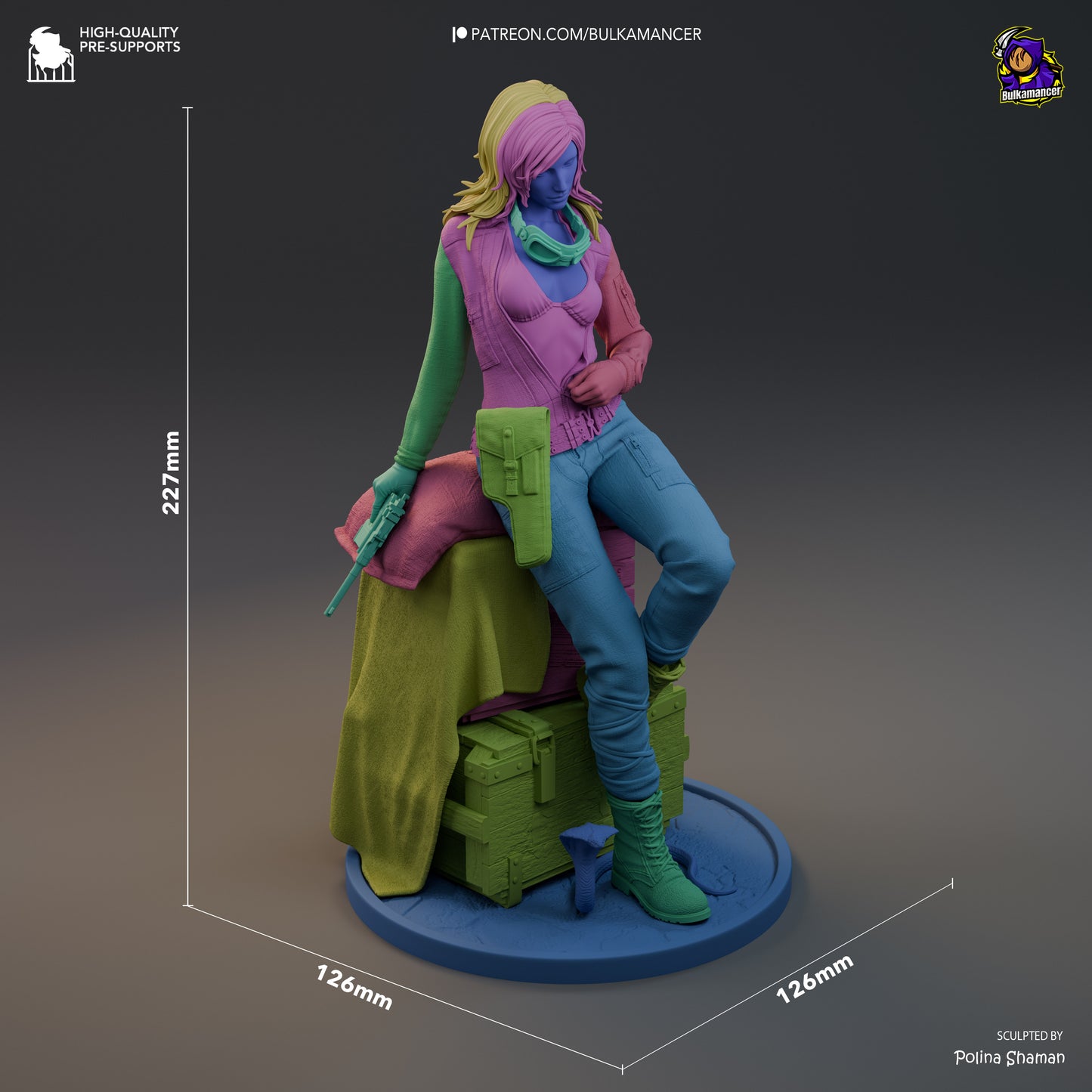 EVA | 9-Inch Resin Model Kit | Metal Gear Solid Delta Virtuous Mission Spy