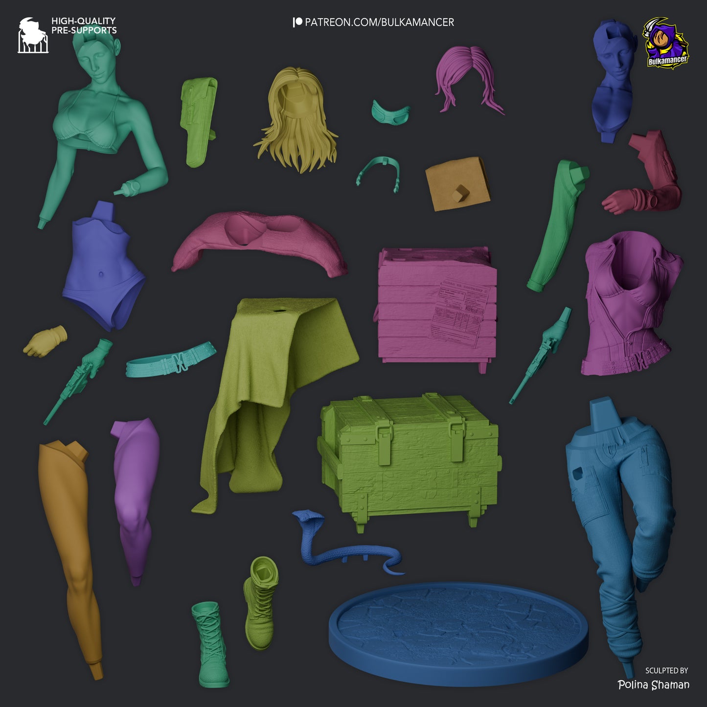 EVA | 9-Inch Resin Model Kit | Metal Gear Solid Delta Virtuous Mission Spy