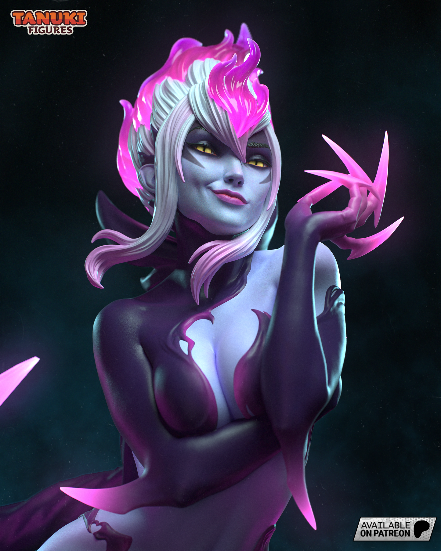 Evelynn | Resin Model or Bust Kit | League of Legends Shadow Assassin