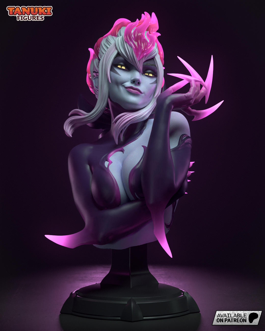 Evelynn | Resin Model or Bust Kit | League of Legends Shadow Assassin