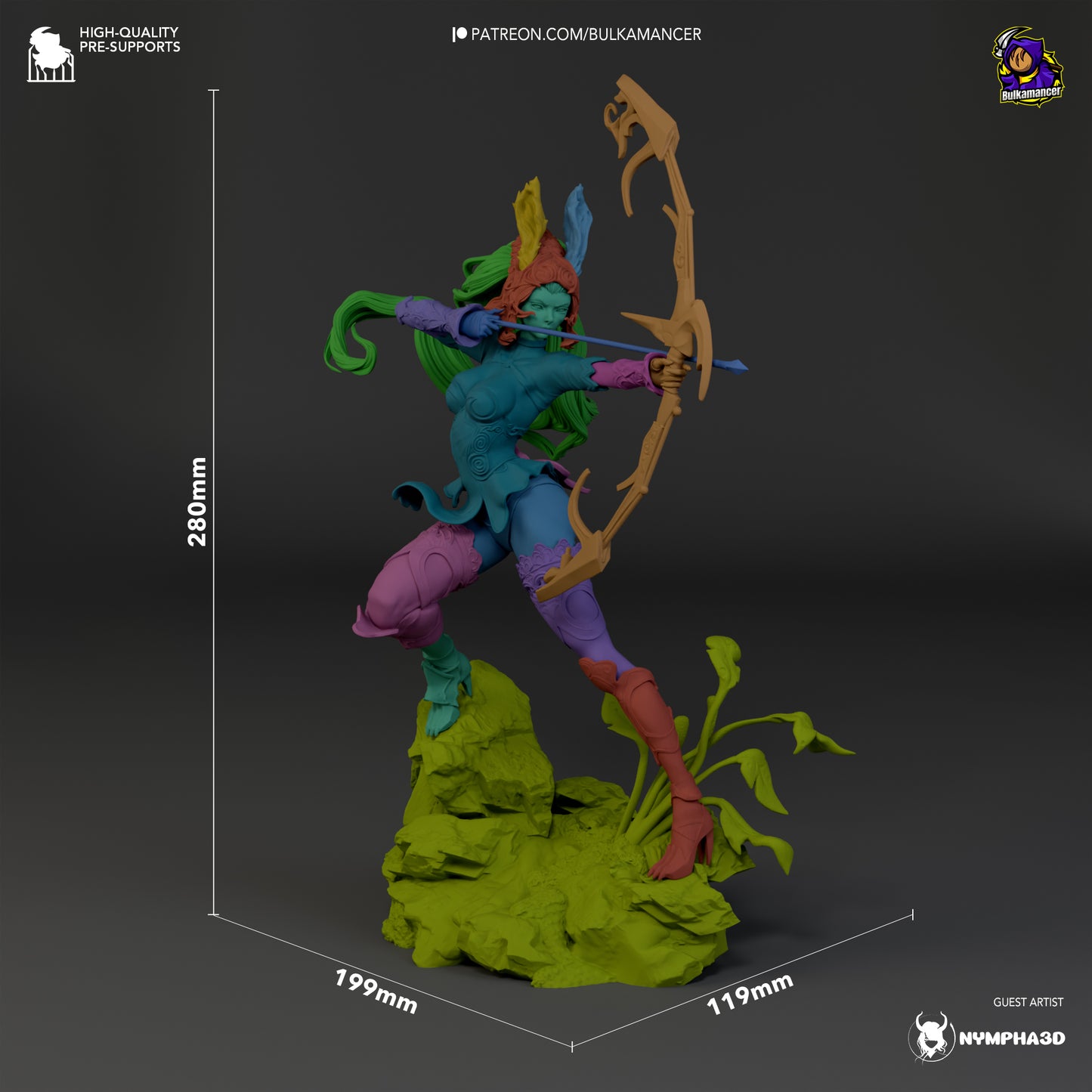 Fran | 11-Inch Resin Model Kit | DIY Final Fantasy XII Viera Warrior