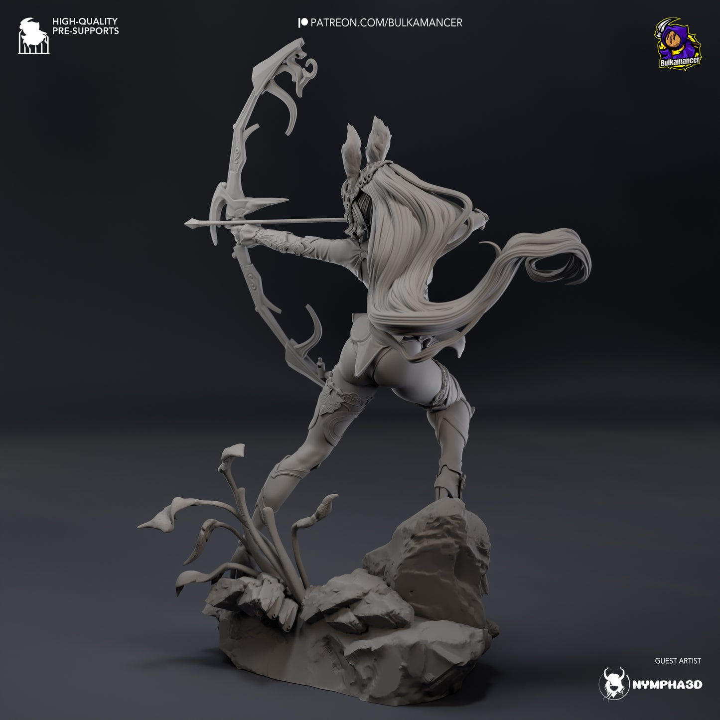 Fran | 11-Inch Resin Model Kit | DIY Final Fantasy XII Viera Warrior