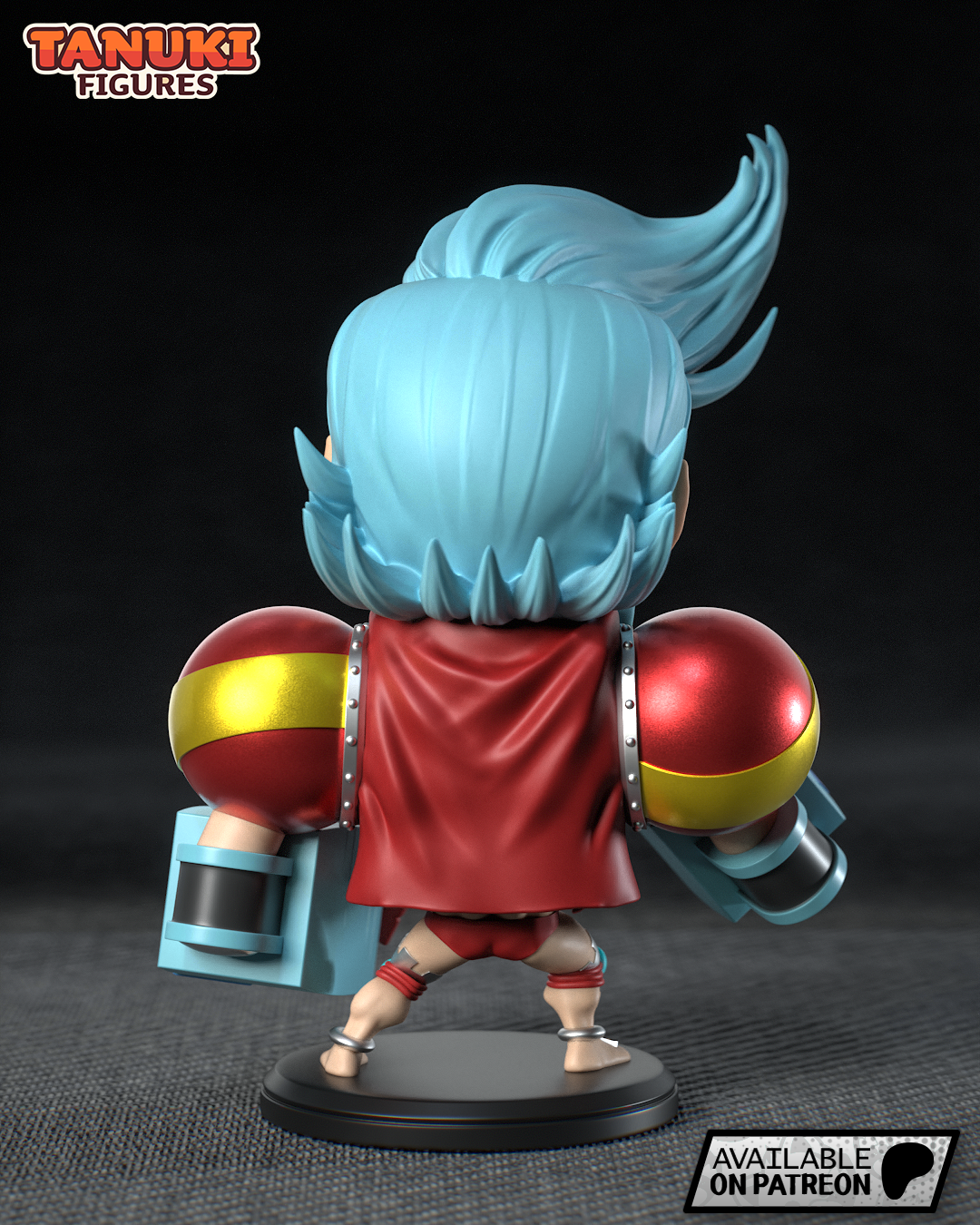Franky | 4.5-Inch Resin Model Kit | One Piece Chibi Cyborg Engineer