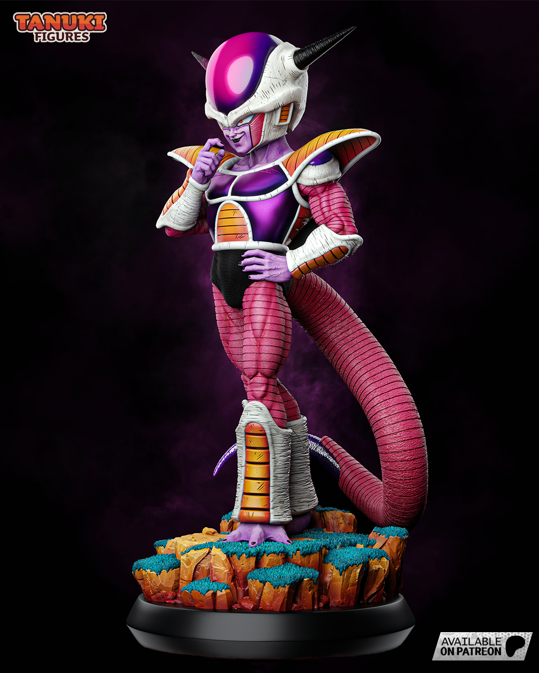 Frieza | Resin Model or Bust Kit | Dragon Ball Z Galactic Tyrant in Second Form