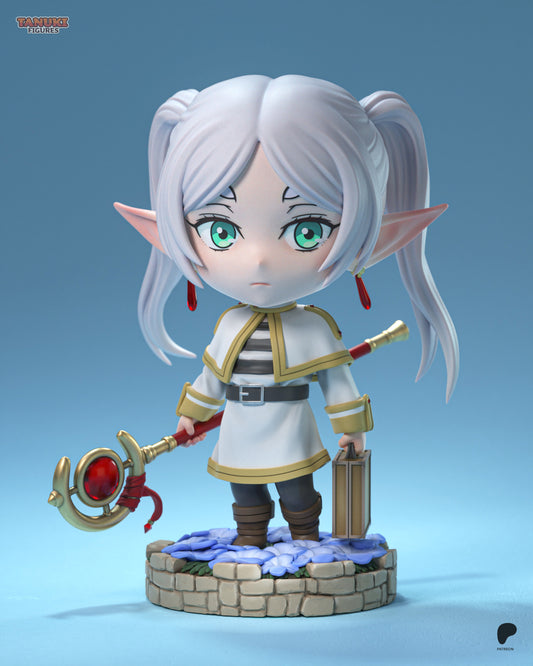 Chibi Frieren and Mimic | 4.5-Inch Resin Model Kit | Frieren: Beyond Journey’s End Mage