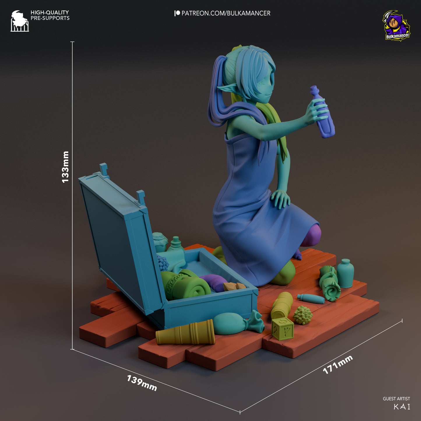 Frieren | 5-Inch Resin Model Kit | Beyond Journey's End Thousand-Year Mage