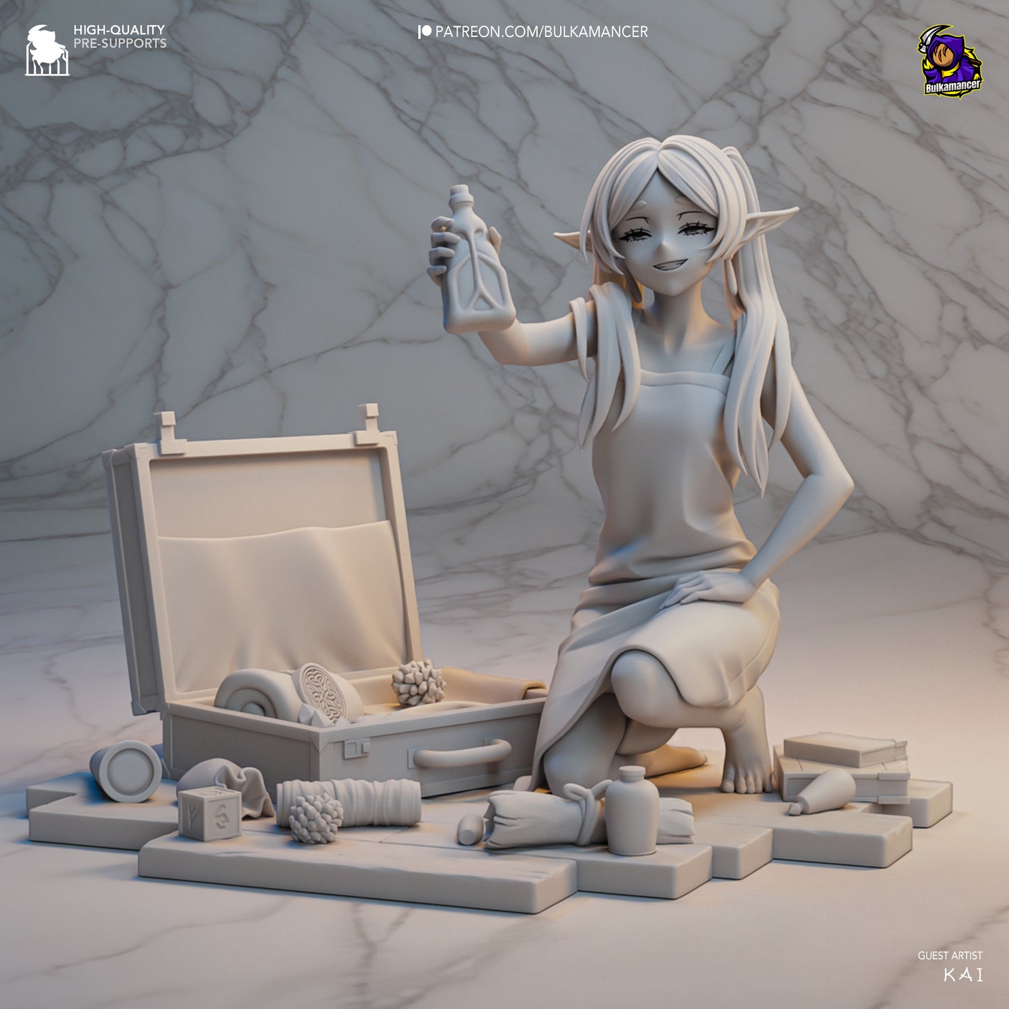 Frieren | 5-Inch Resin Model Kit | Beyond Journey's End Thousand-Year Mage