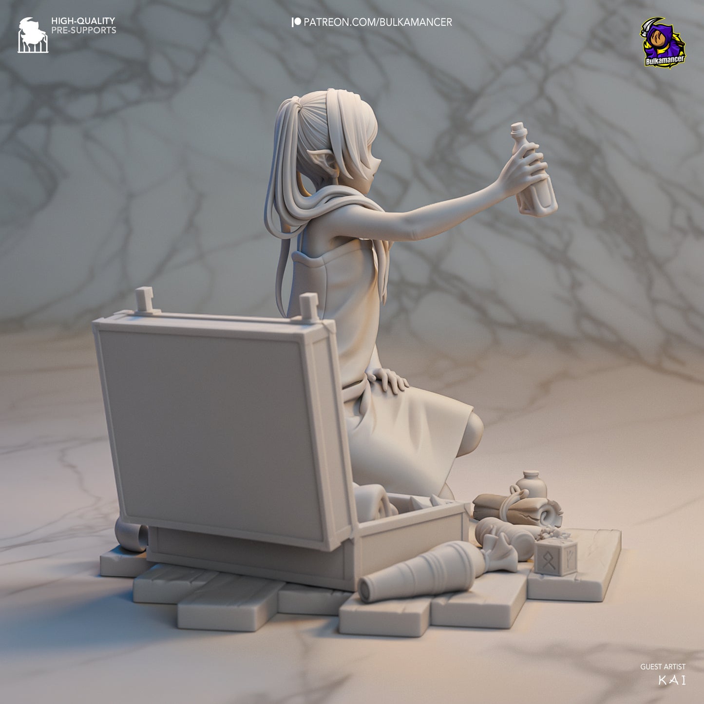 Frieren | 5-Inch Resin Model Kit | Beyond Journey's End Thousand-Year Mage