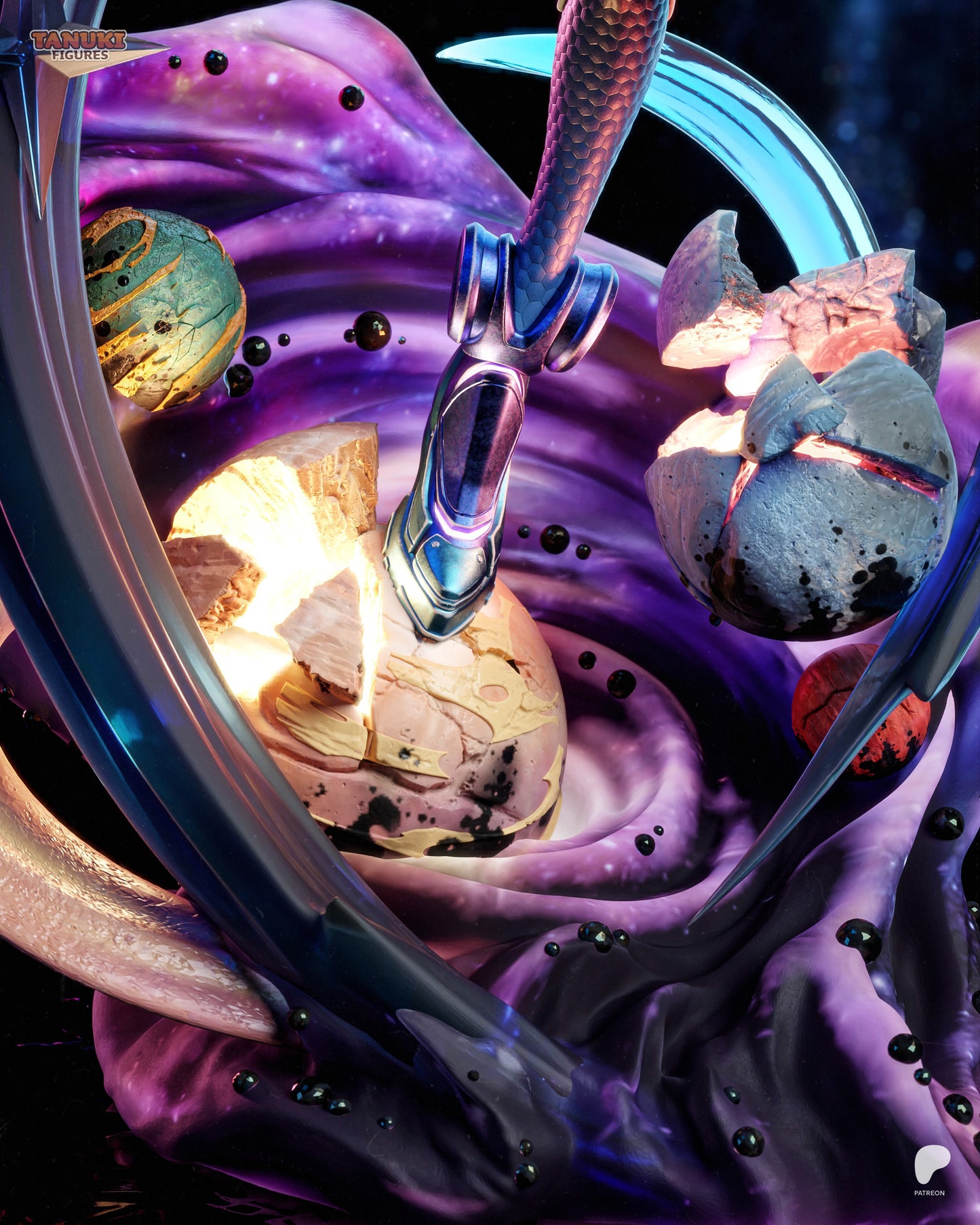 Galacta | Resin Model or Bust Kit | Marvel Rivals Devourer’s Daughter