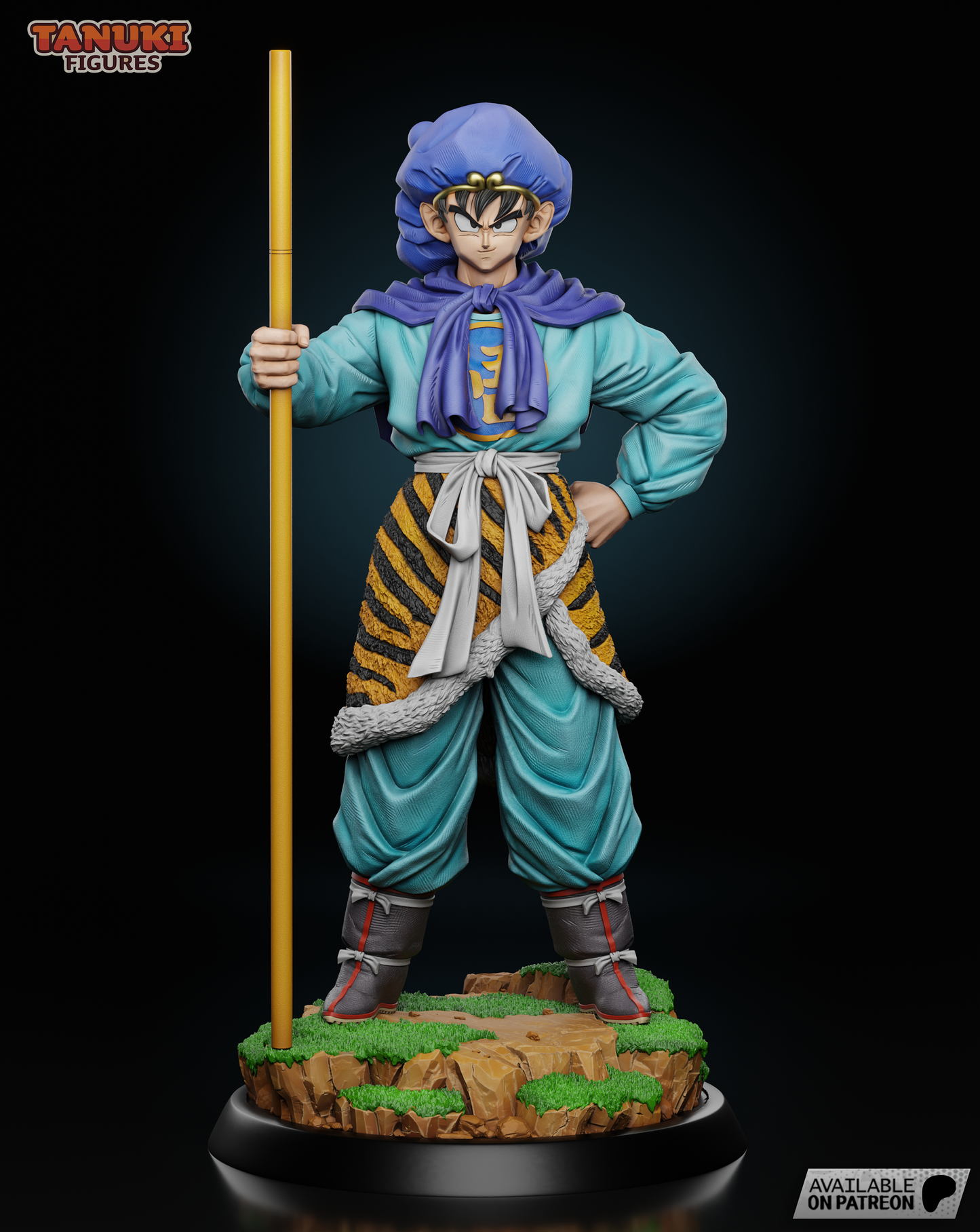 Goku Saiyuki | Resin Model or Bust Kit | Saiyuki Journey West Fighter