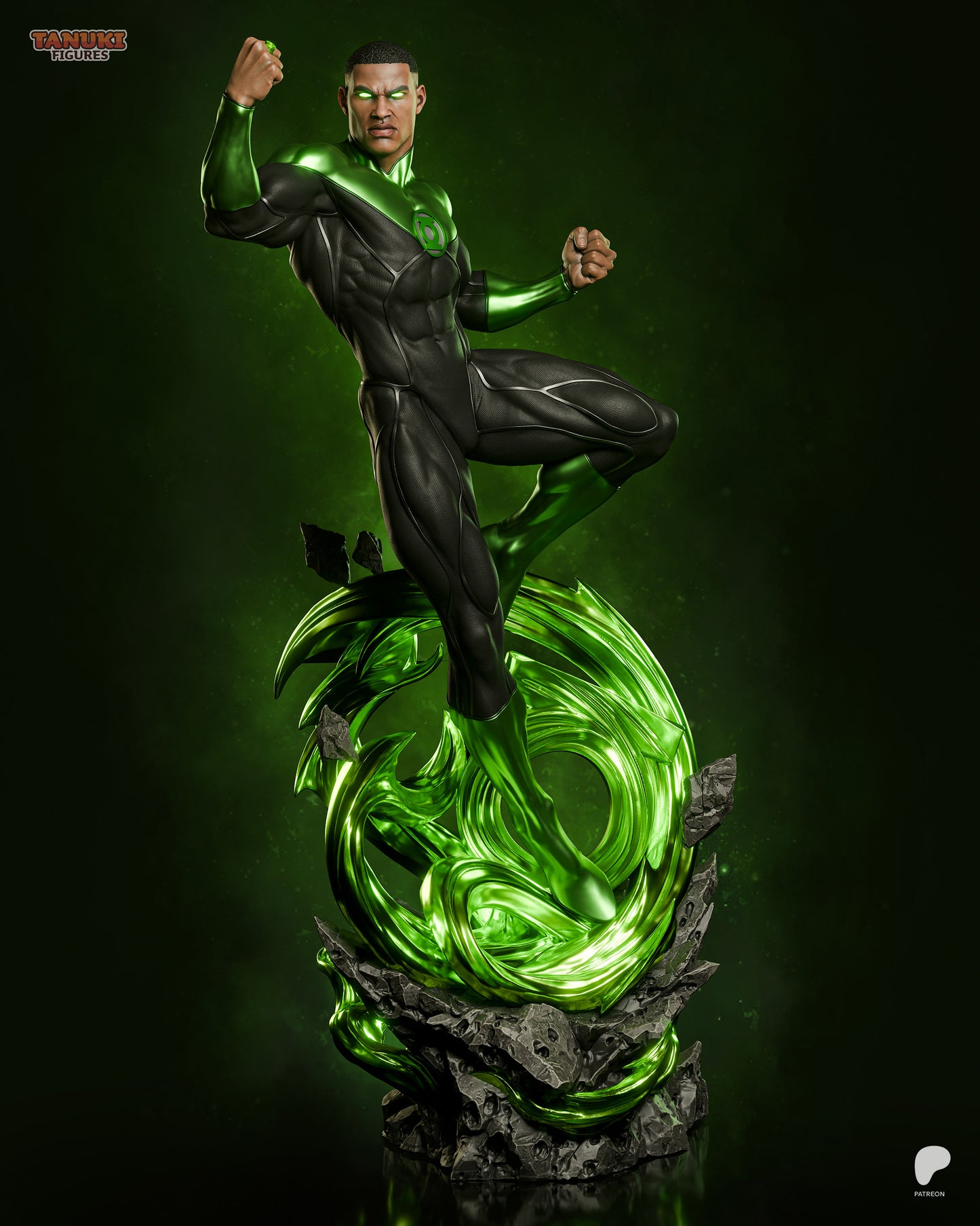 Green Lantern | Resin Model or Bust Kit | DC Hard-Light Warrior