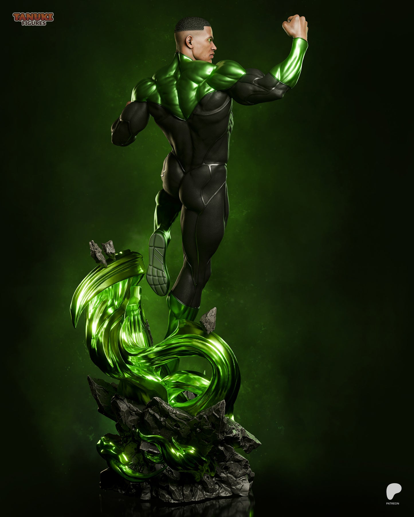 Green Lantern | Resin Model or Bust Kit | DC Hard-Light Warrior