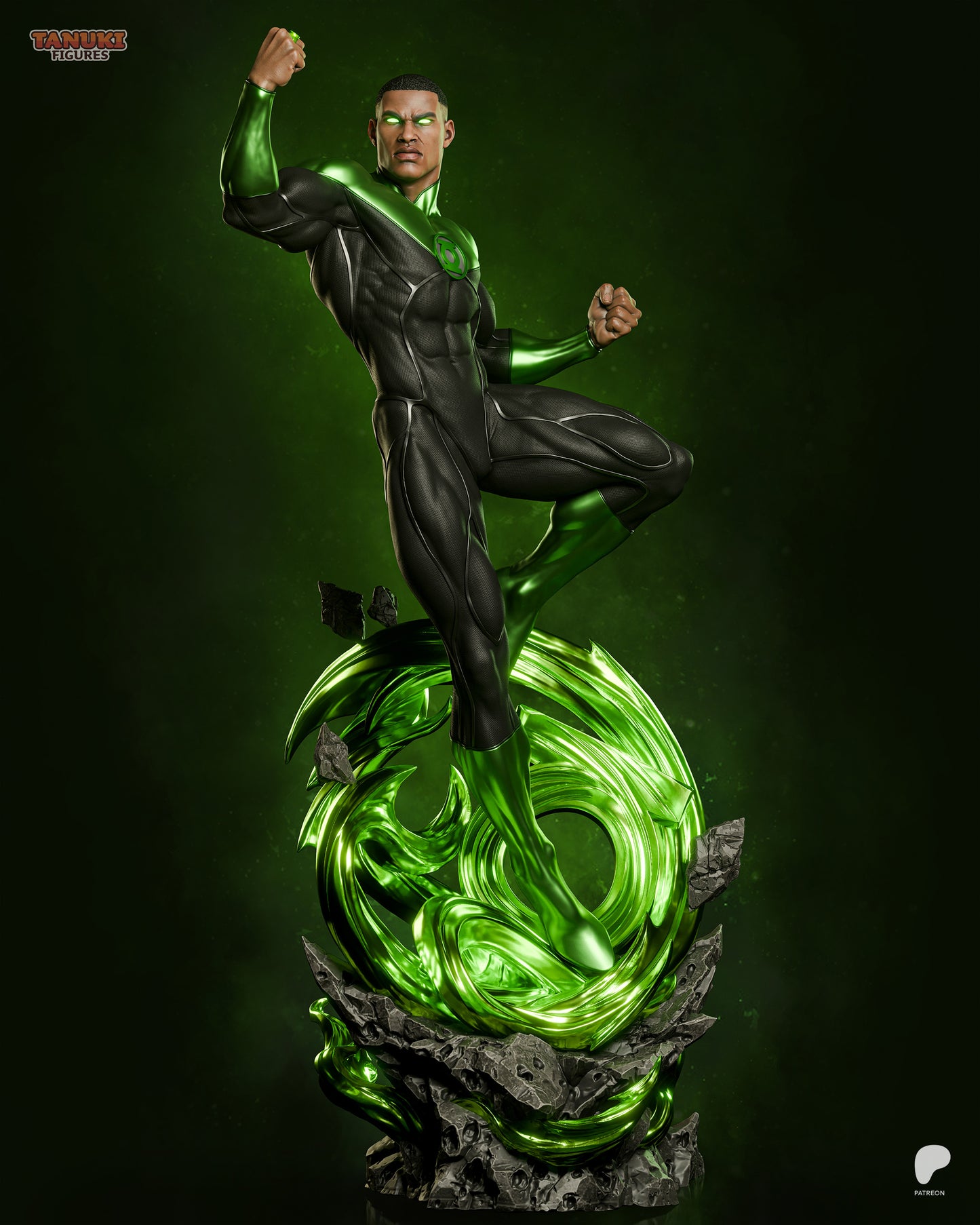 Green Lantern | Resin Model or Bust Kit | DC Hard-Light Warrior