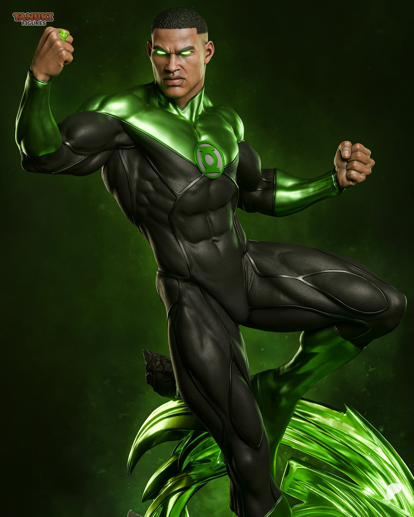 Green Lantern | Resin Model or Bust Kit | DC Hard-Light Warrior