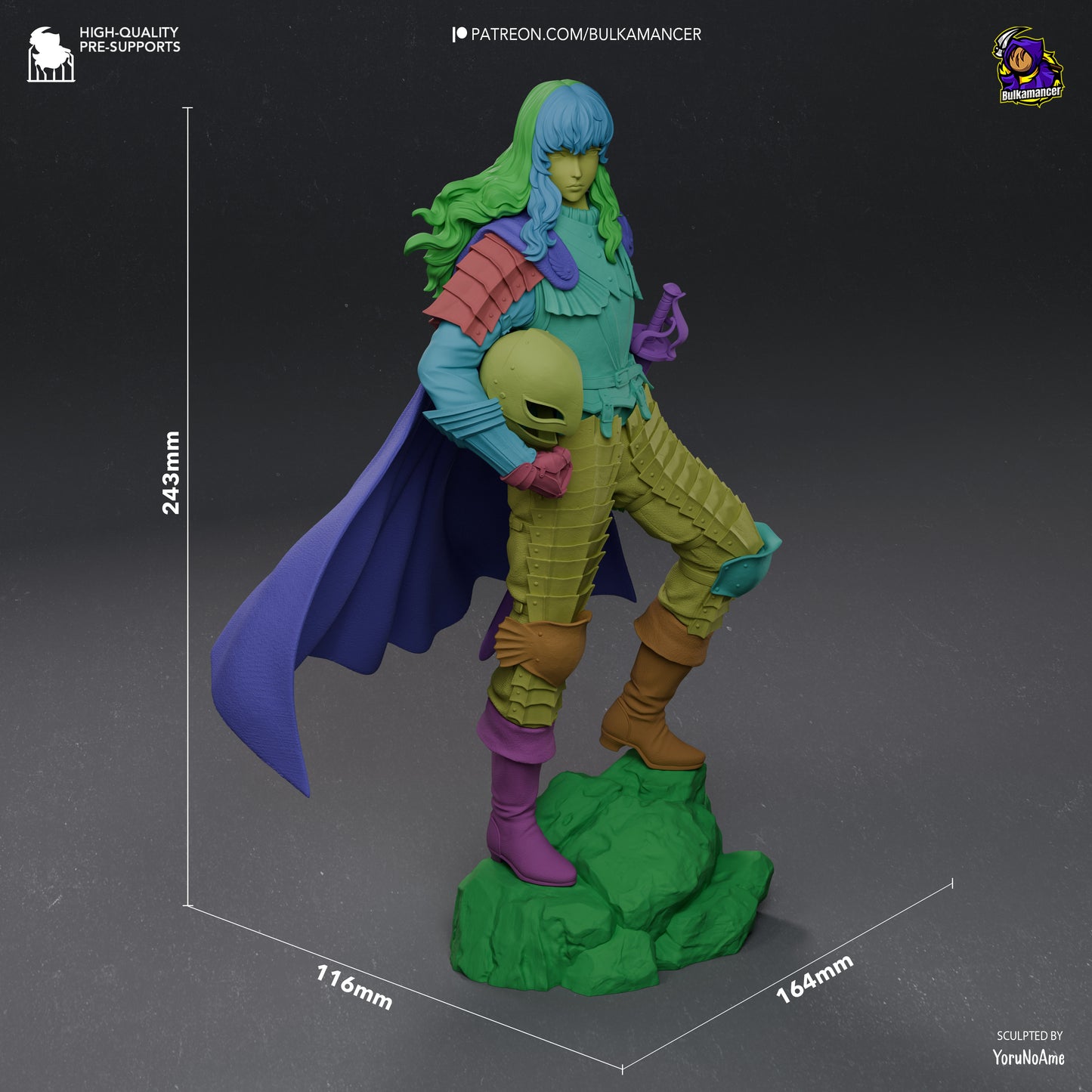 Griffith | 9.5-Inch Resin Model Kit | Berserk - White Hawk of Midland