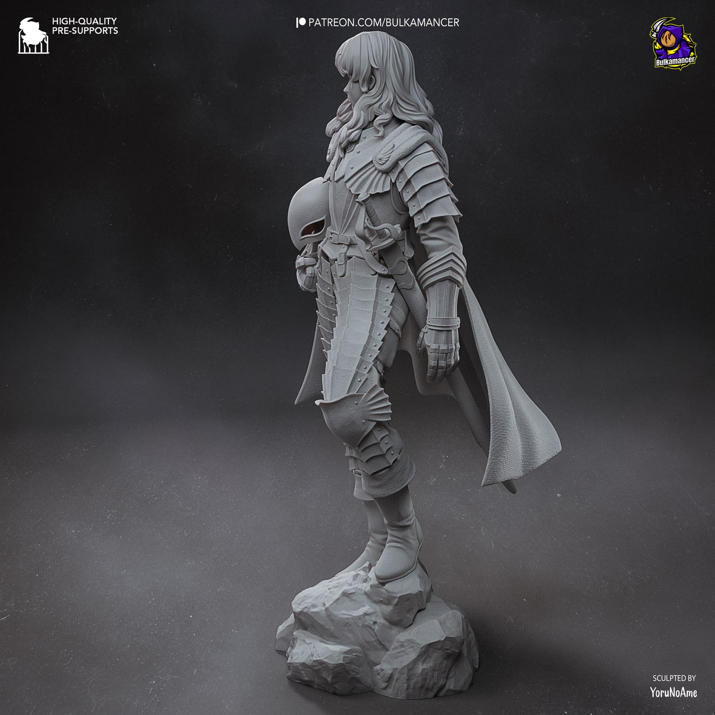 Griffith | 9.5-Inch Resin Model Kit | Berserk - White Hawk of Midland