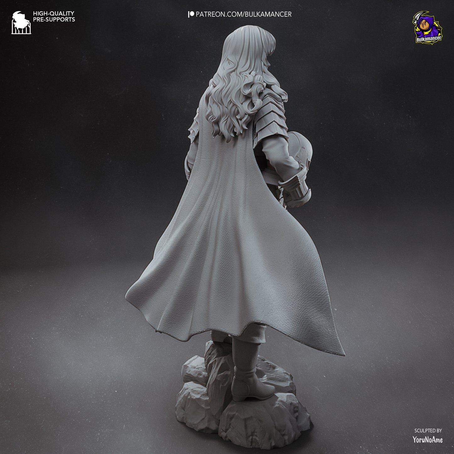 Griffith | 9.5-Inch Resin Model Kit | Berserk - White Hawk of Midland
