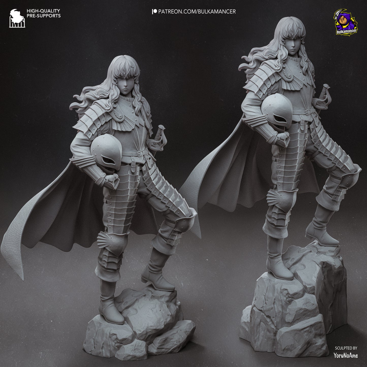 Griffith | 9.5-Inch Resin Model Kit | Berserk - White Hawk of Midland