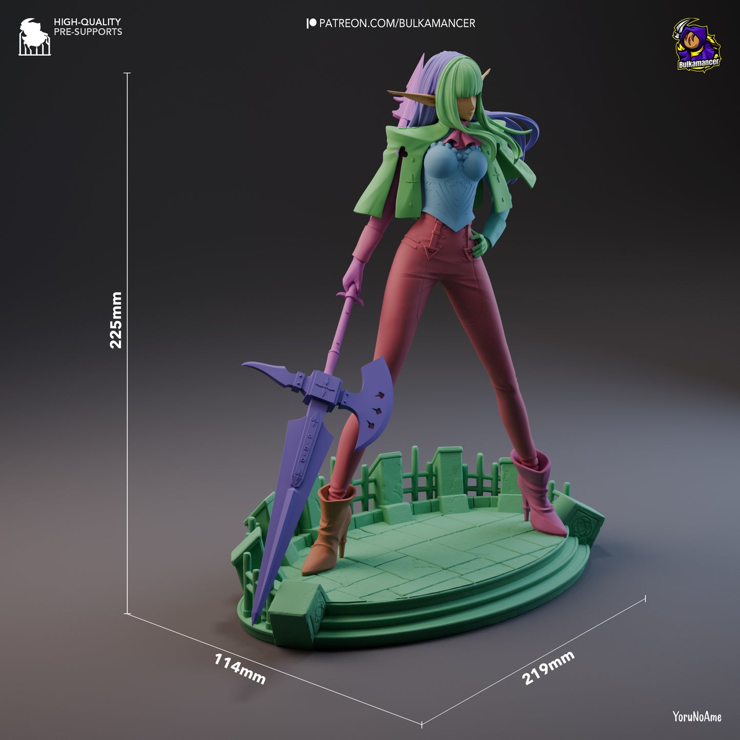 Hulkenberg | 9-Inch Resin Model Kit | Metaphor: ReFantazio Crimson Halberd Sentinel of Euchronia