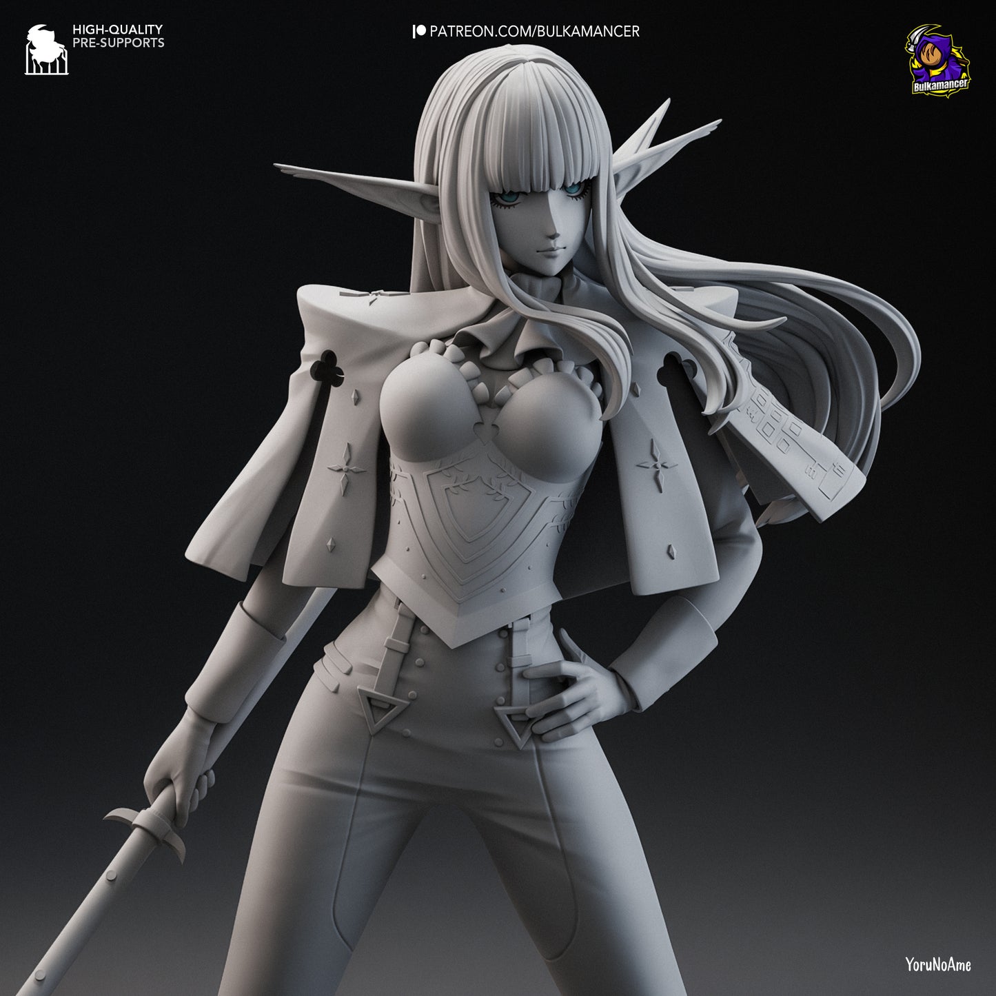 Hulkenberg | 9-Inch Resin Model Kit | Metaphor: ReFantazio Crimson Halberd Sentinel of Euchronia