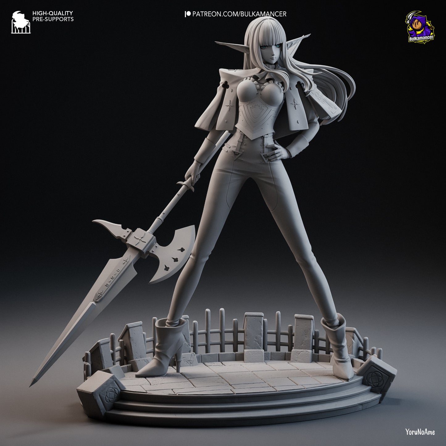 Hulkenberg | 9-Inch Resin Model Kit | Metaphor: ReFantazio Crimson Halberd Sentinel of Euchronia