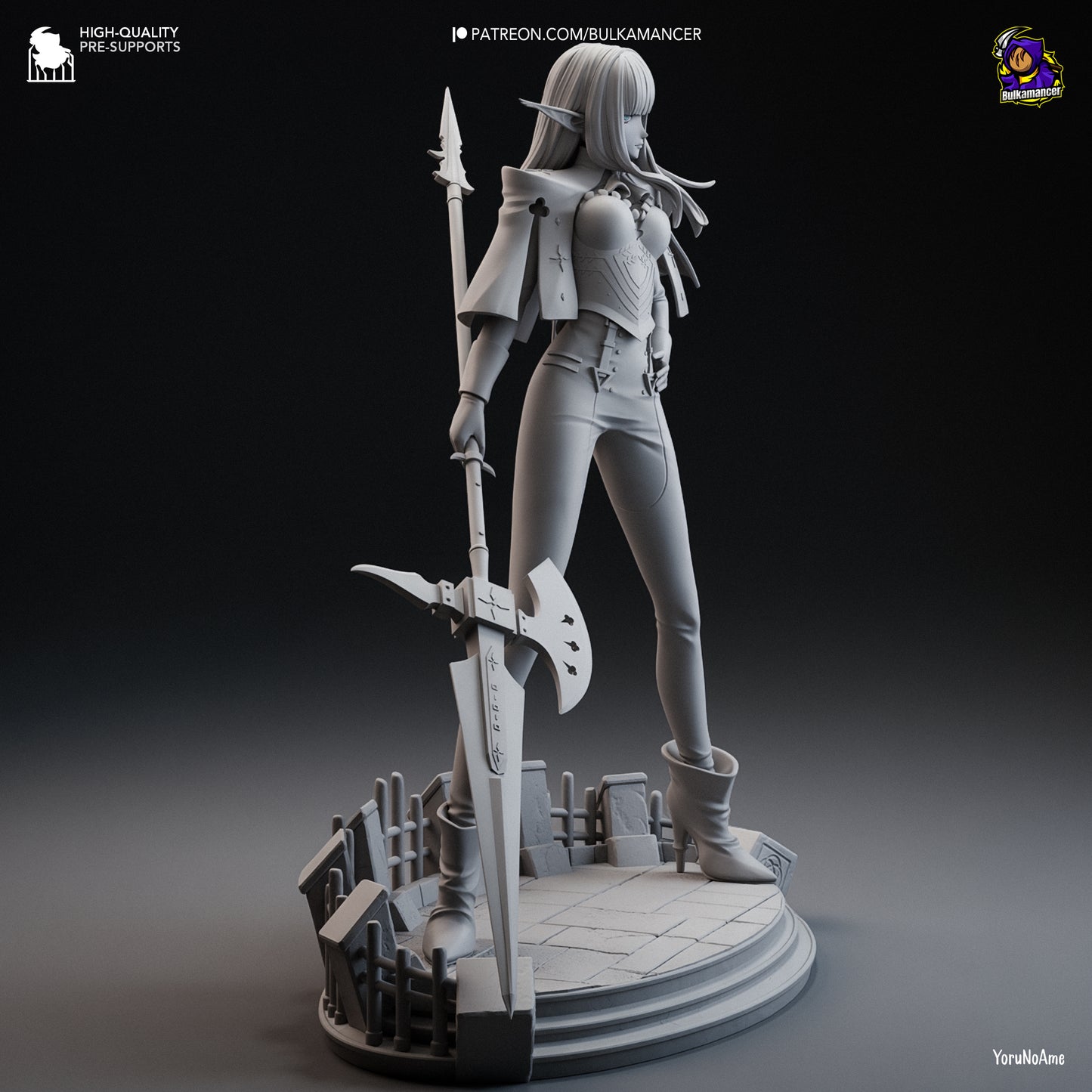 Hulkenberg | 9-Inch Resin Model Kit | Metaphor: ReFantazio Crimson Halberd Sentinel of Euchronia