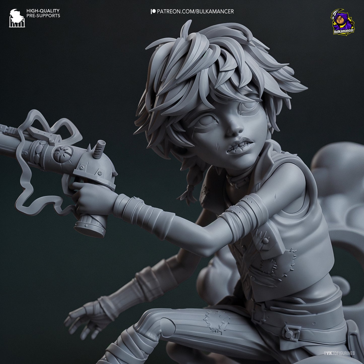 Isha | 4-Inch Resin Model Kit | Arcane Undercity Healer of Zaun