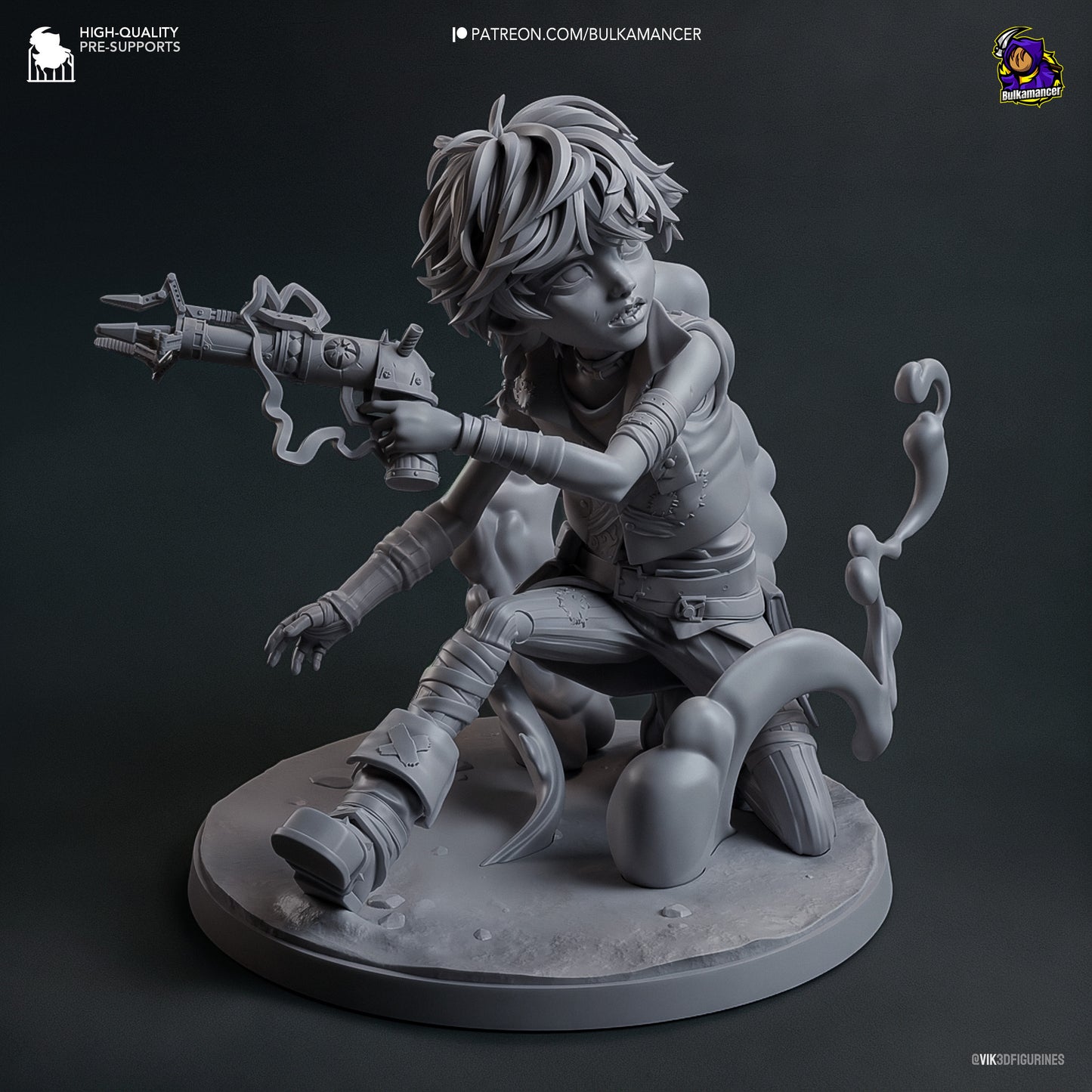 Isha | 4-Inch Resin Model Kit | Arcane Undercity Healer of Zaun