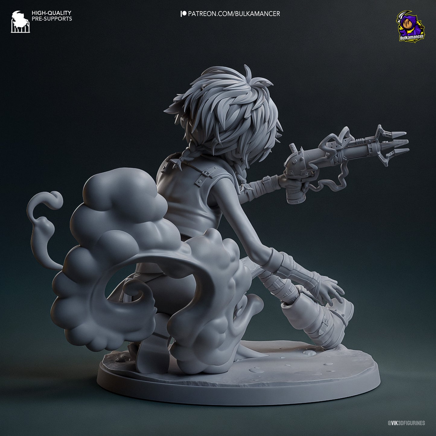 Isha | 4-Inch Resin Model Kit | Arcane Undercity Healer of Zaun