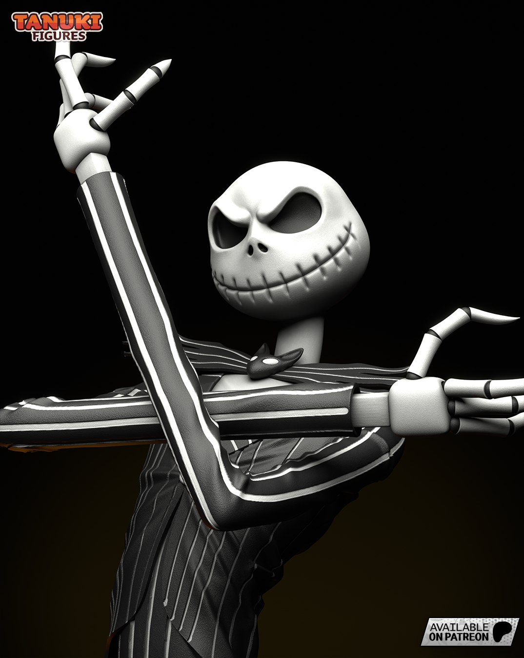 Jack Skellington | 9-Inch Resin Model Kit | Nightmare Graveyard King