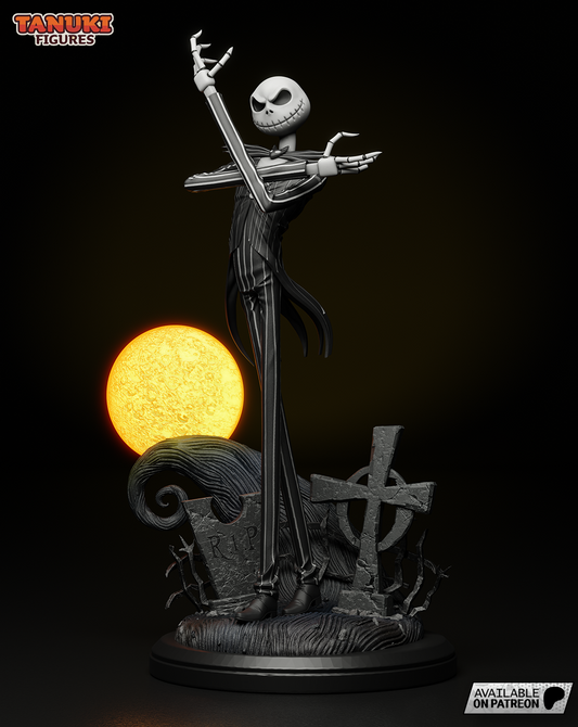 Jack Skellington | 9-Inch Resin Model Kit | Nightmare Graveyard King