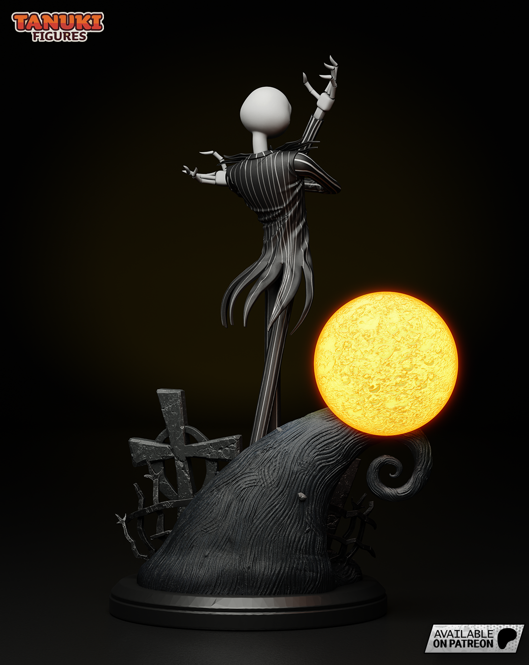 Jack Skellington | 9-Inch Resin Model Kit | Nightmare Graveyard King