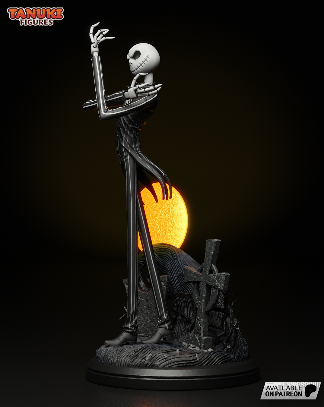 Jack Skellington | 9-Inch Resin Model Kit | Nightmare Graveyard King