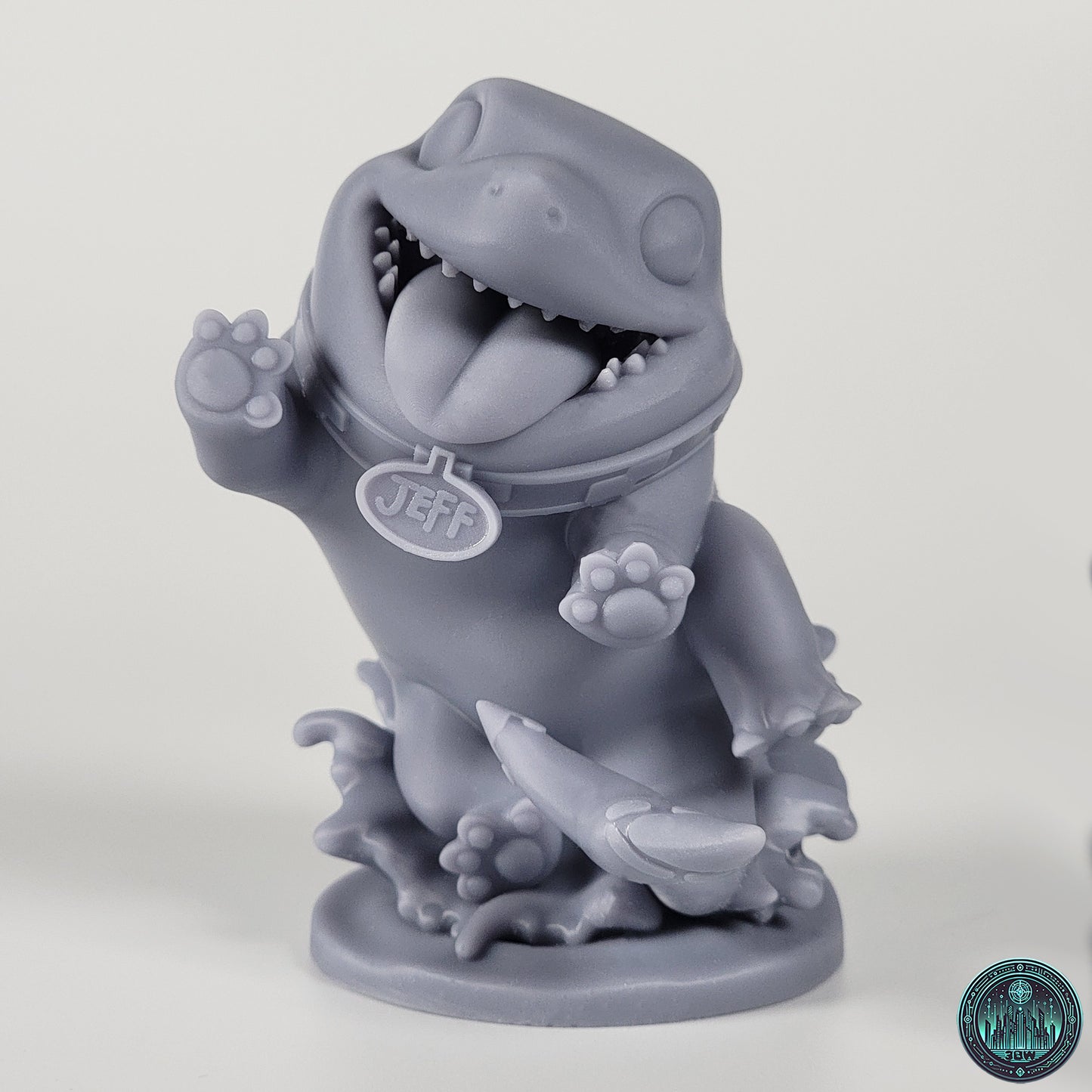 Chibi Jeff the Land Shark | 3.5-Inch Resin Model Kit | Marvel Rivals
