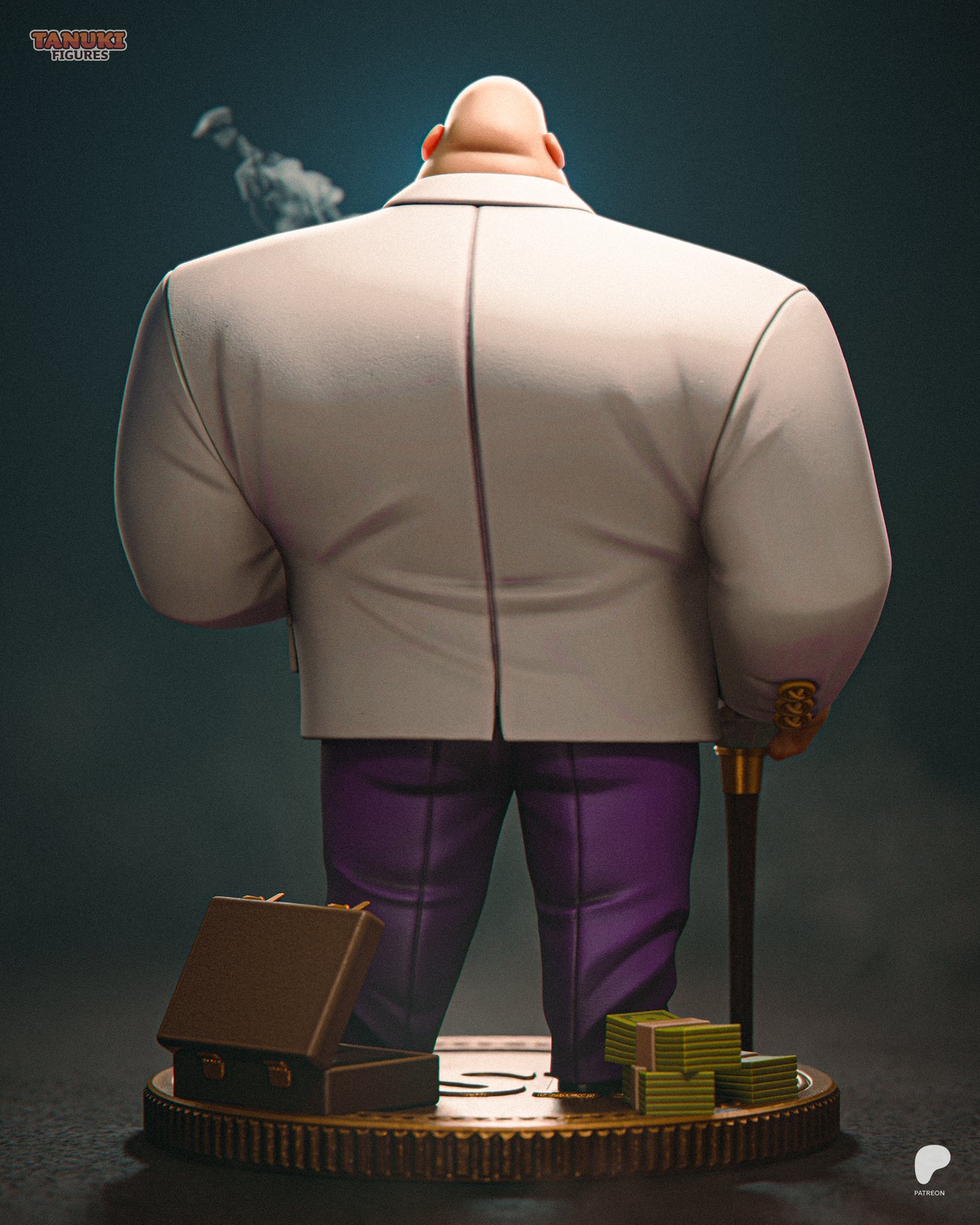 Kingpin | 7.5-Inch Resin Model Kit | Toon-Style Daredevil Crime Boss