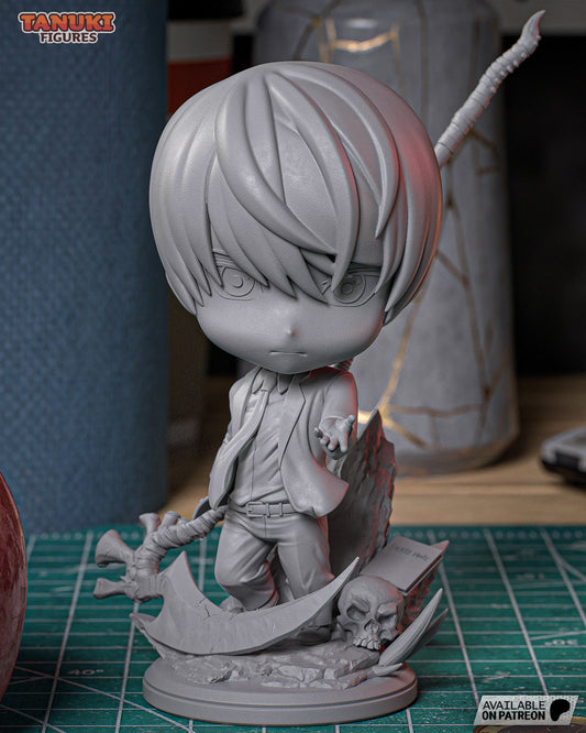 Chibi Light Yagami | 4.5-Inch Resin Model Kit | Death Note Justice