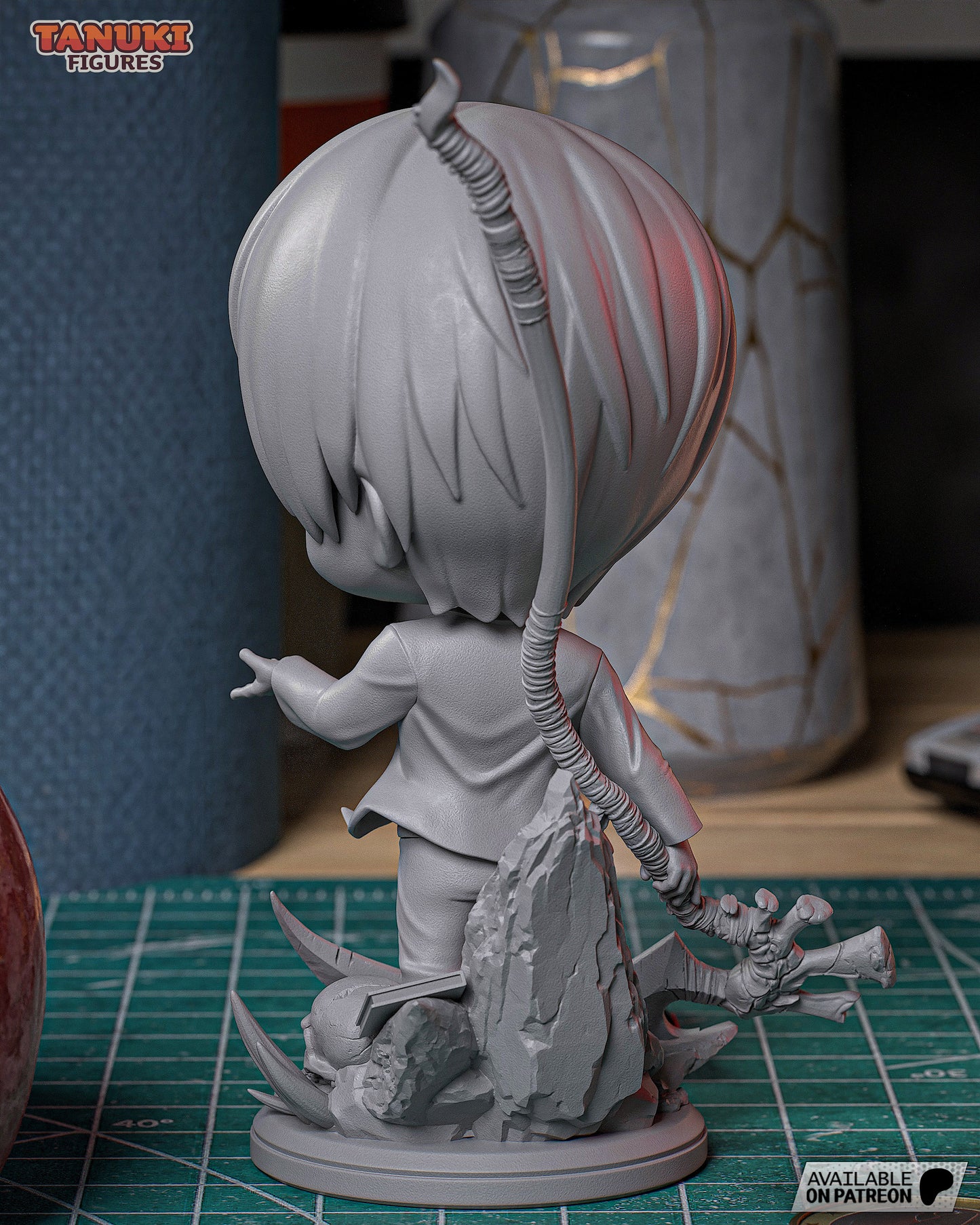 Chibi Light Yagami | 4.5-Inch Resin Model Kit | Death Note Justice