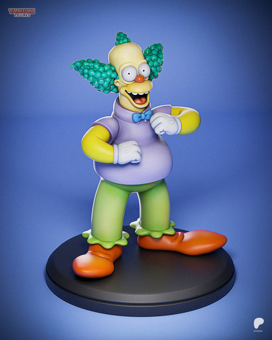 Krusty the Clown | X-Inch Resin Model Kit | Simpsons Cartoon Chaos Icon