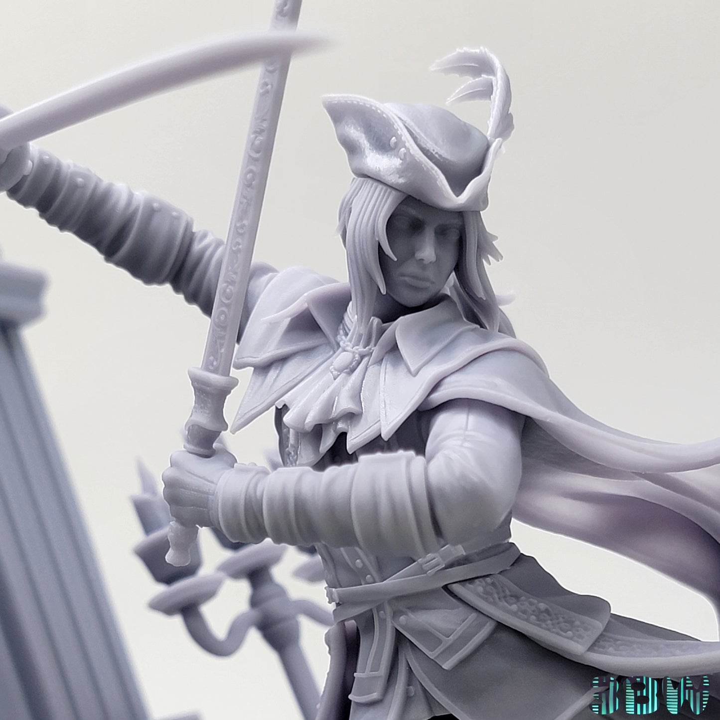 Lady Maria | Resin Model or Bust Kit | DIY Bloodborne Master Hunter of the Nightmare
