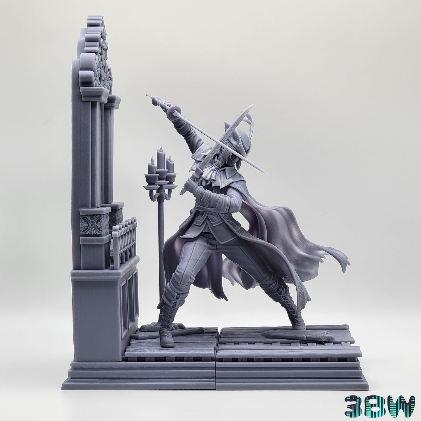 Lady Maria | Resin Model or Bust Kit | DIY Bloodborne Master Hunter of the Nightmare
