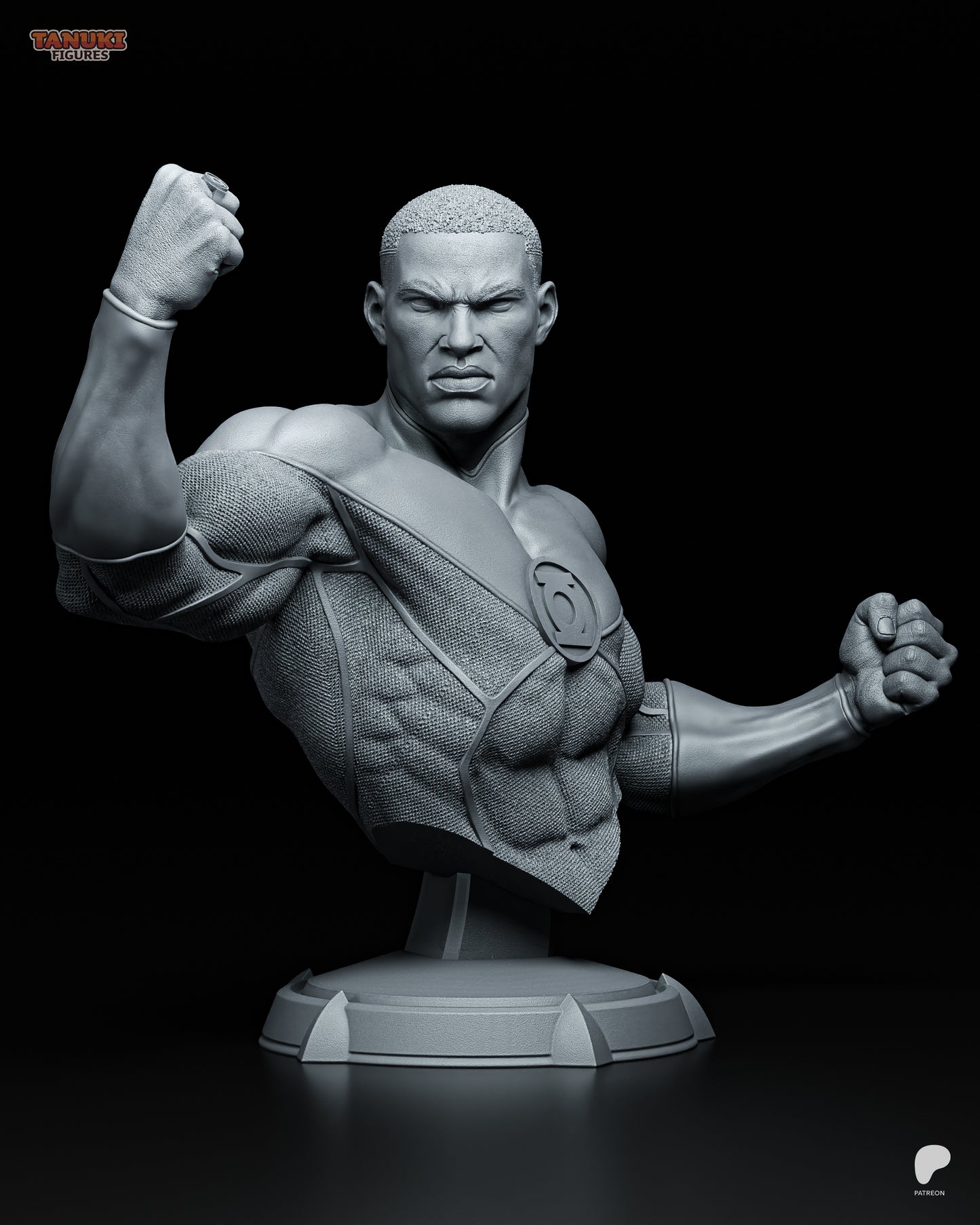 Green Lantern | Resin Model or Bust Kit | DC Hard-Light Warrior