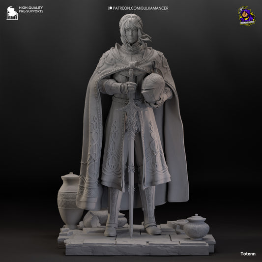 Needle Knight Leda | 8.5-Inch Resin Model Kit | DIY Elden Ring Fearsome Warrior