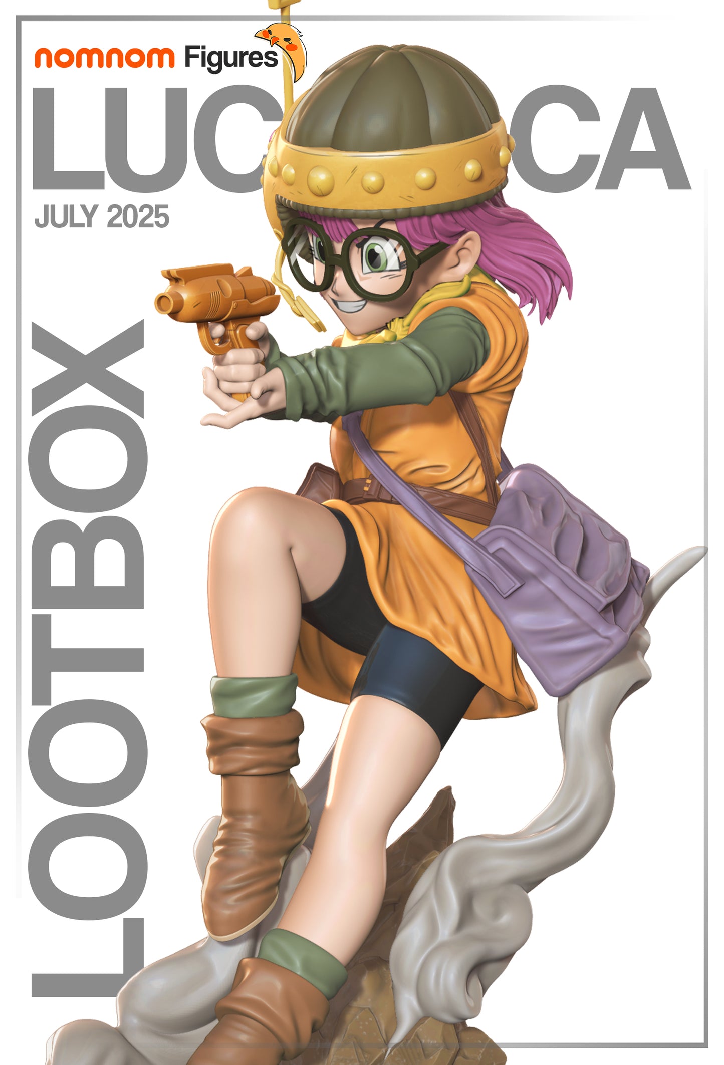 Lucca | 6.5-Inch Resin Model Kit | DIY Chrono Trigger Inventor Genius