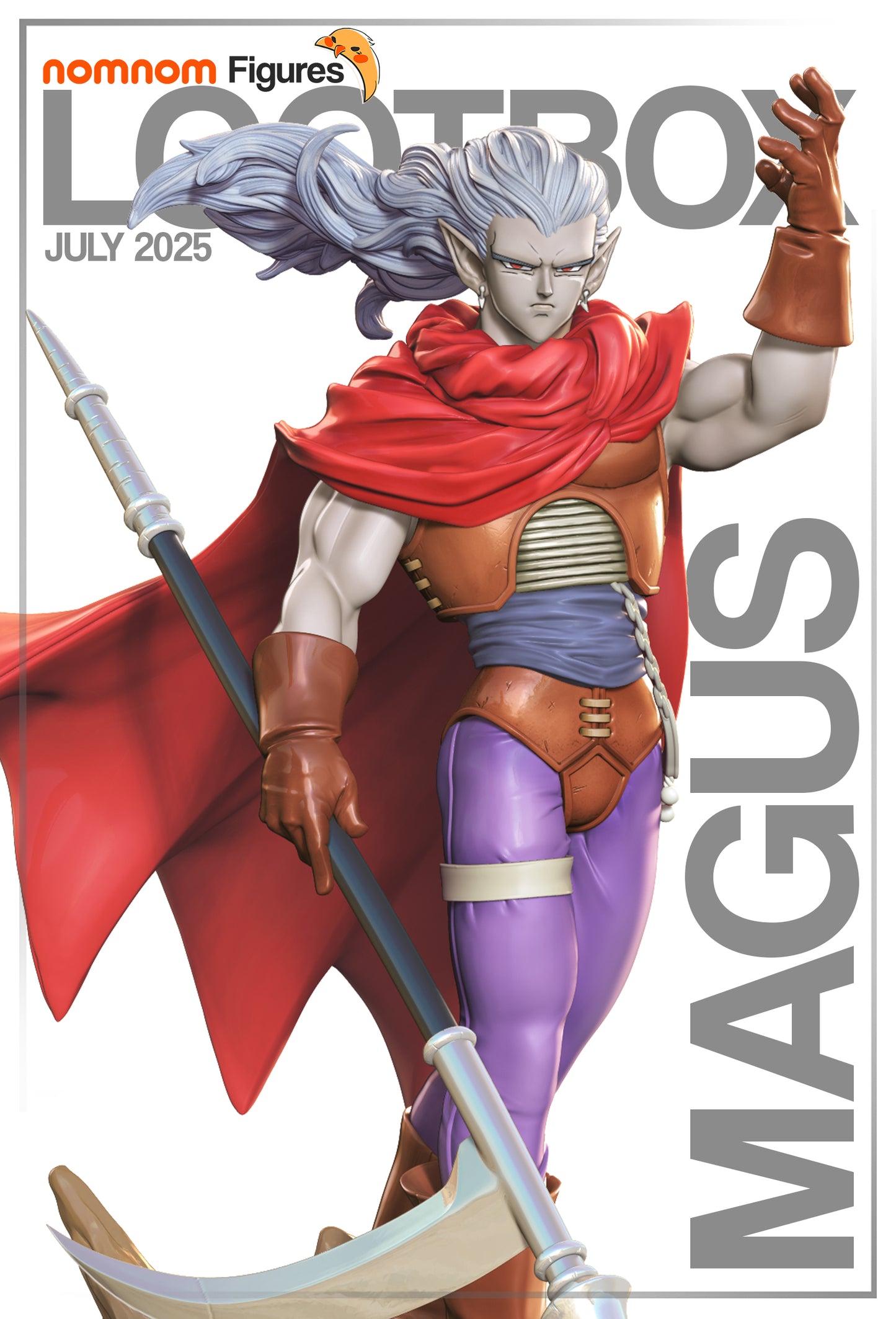 Magus | 7.5-Inch Resin Model Kit | DIY Chrono Trigger Dark Wizard