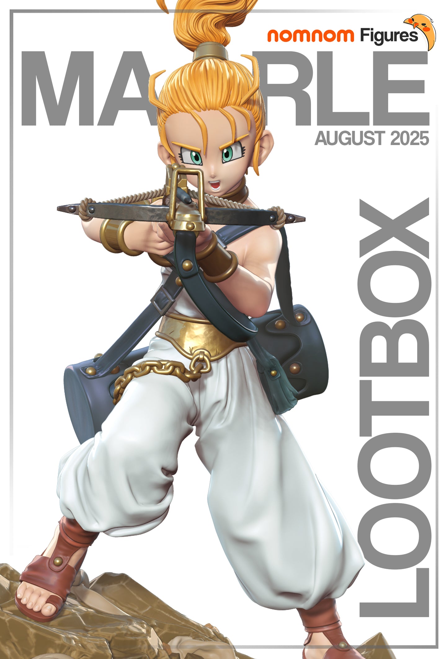 Marle | 6.5-Inch Resin Model Kit | Chrono Trigger Princess Archer