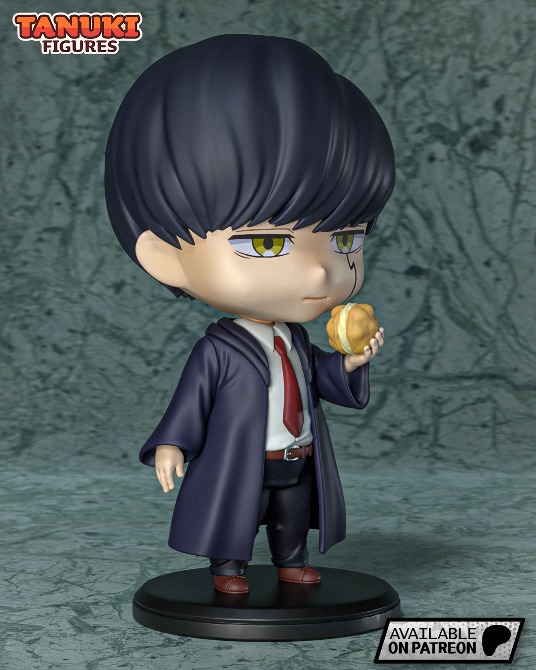 Chibi Mashle Burnedead | 4.5-Inch Resin Model Kit | Mashle Magic and Muscles